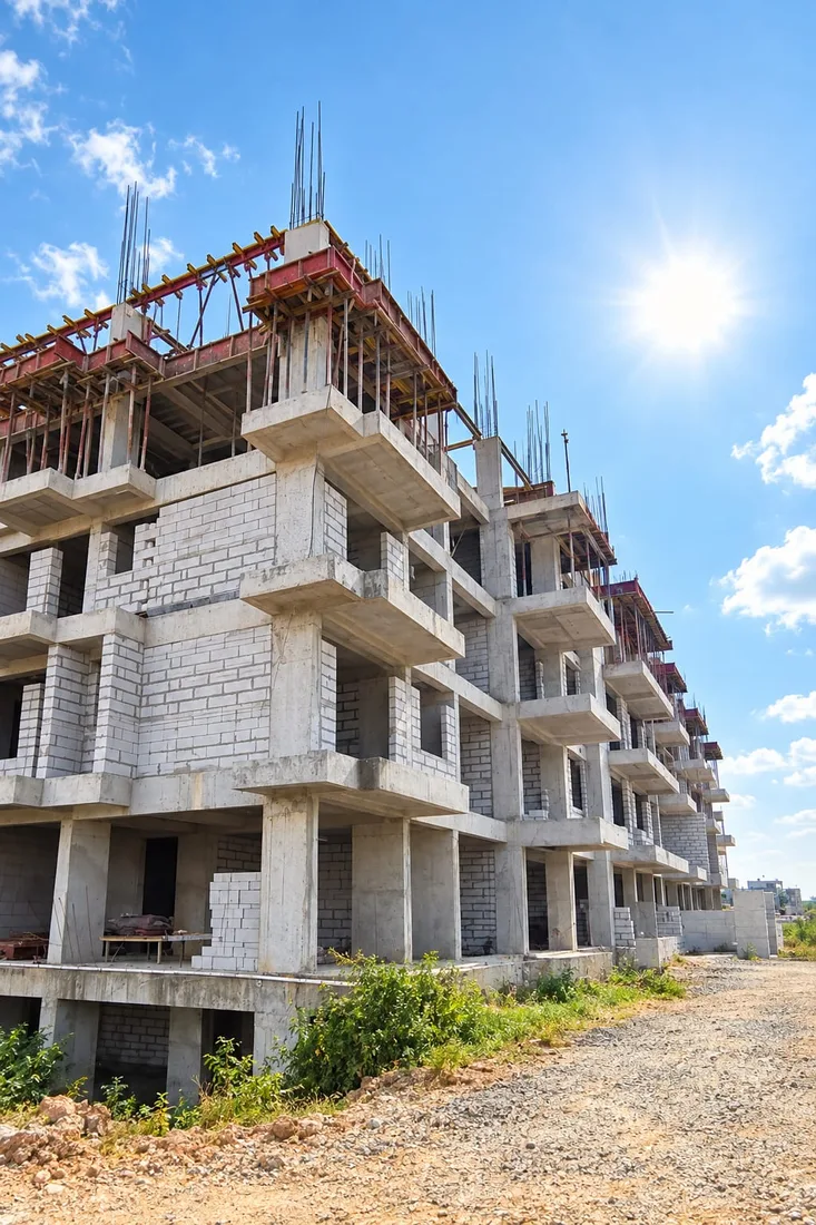 Ruby Tower under construction